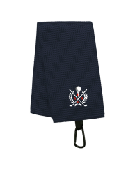 Serviette golf personnalisée navy ADLS