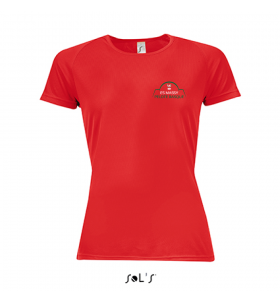 T-shirt Sport Femme rouge