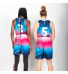 Tenues de Basket personnalisées - dos nageur