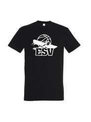 T-shirt noir Viry logo monochrome