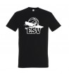 T-shirt noir Viry logo monochrome