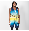 Tenues de Basket semi-réversible - coupe femme cintrée