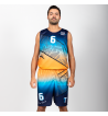 Tenues de Basket semi-réversible - coupe droite unisexe