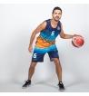 Tenues de Basket semi-réversible - coupe droite unisexe
